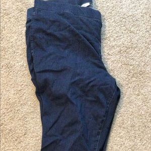 NYDJ pull on straight leg trouser jeans size 22